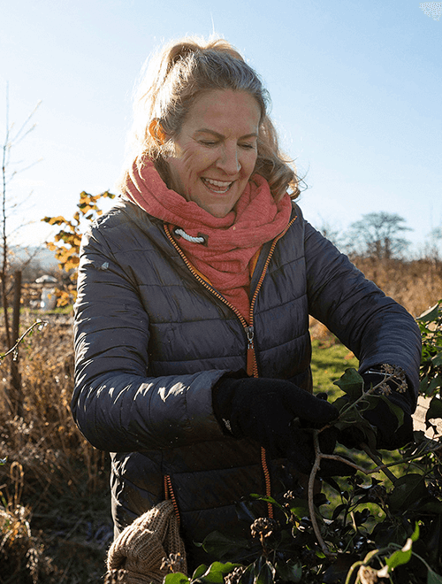 Woman in field